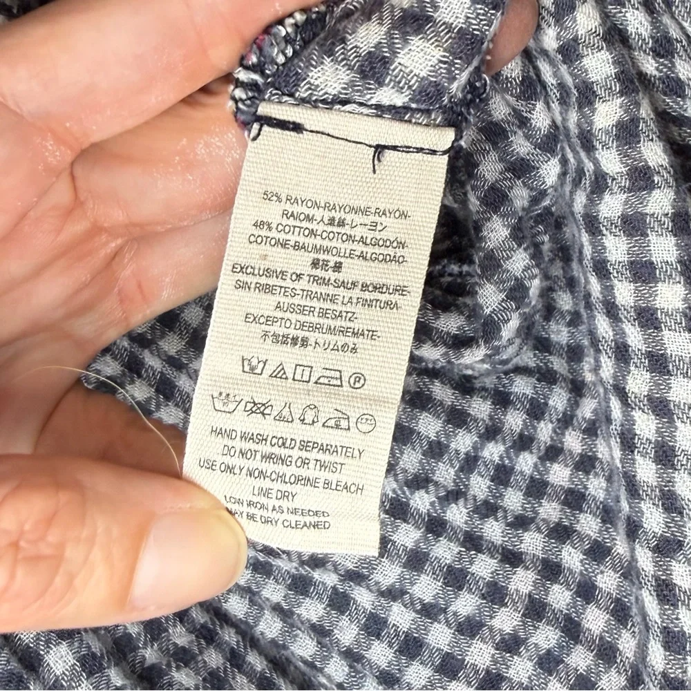 Free‎ People Come on Over Multicolor Plaid Women's Top